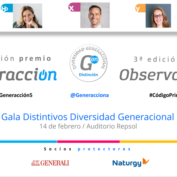 Gala entrega «Distintivos de Diversidad Generacional» del Observatorio Generación & Talento. Código y Premio
