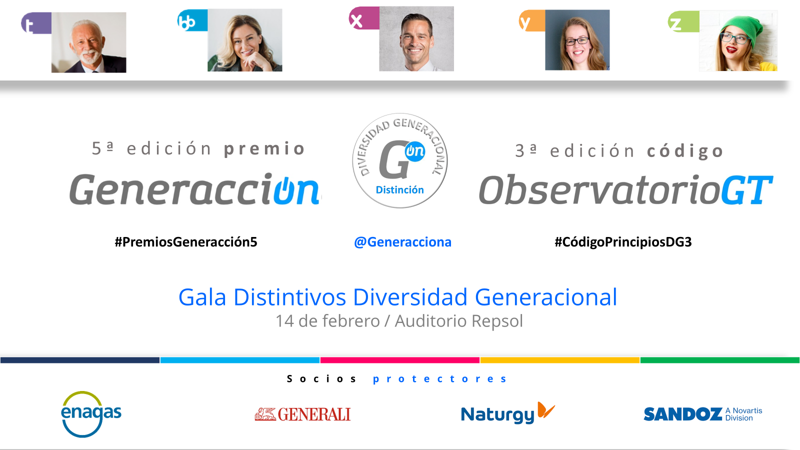 Gala entrega «Distintivos de Diversidad Generacional» del Observatorio Generación & Talento. Código y Premio