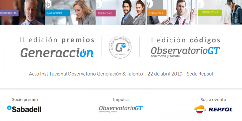 Acto adhesión Código de Principios Diversidad Generacional & Premios Generacción – Preside Secretaria de Estado de Servicios Sociales del Ministerio de Sanidad_22/04/2019