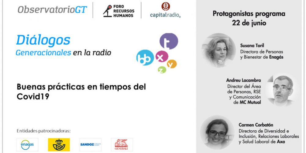 Diálogos Covid19 con Enagás, MC Mutual y AXA en el Foro RRHH