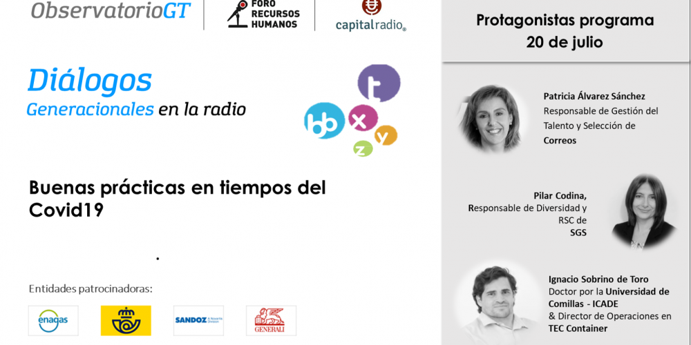 Diálogos Covid19 con Correos, SGS e Ignacio Sobrino en el Foro RRHH ¿Cómo se preparan las empresas para el retorno?