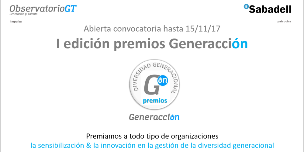 Se inicia el plazo de presentación de candidaturas I edición premios Generacción ¡Participa!